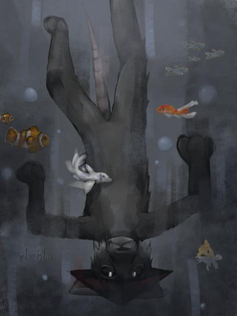 Rat Under Water