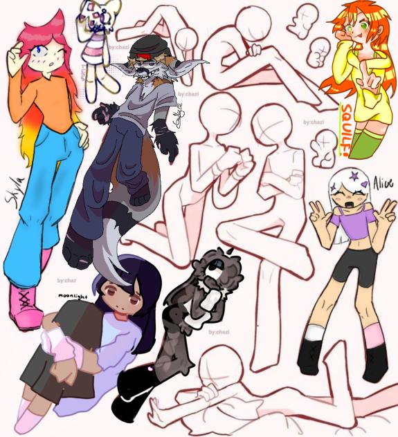 Pose collab jdkfdnd