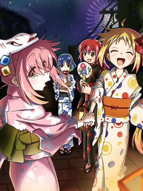 ぼっちざろっく！の夏祭り - ibisPaint