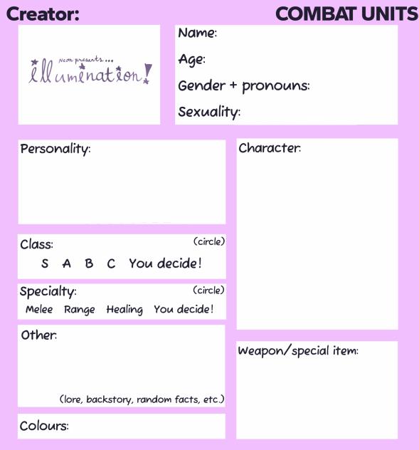 Combat Units [''illumination!'' CS]