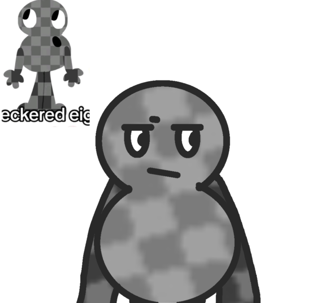 checkered eight l bfdi Tiktok oc