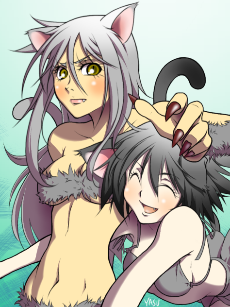 猫田 猫美と猫川 猫華