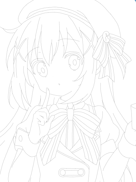 チノ 線画