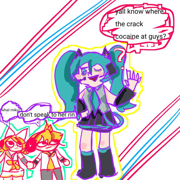 Miku does crack - ibisPaint