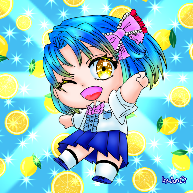 おとは様の素敵線画塗らせて頂きました!!