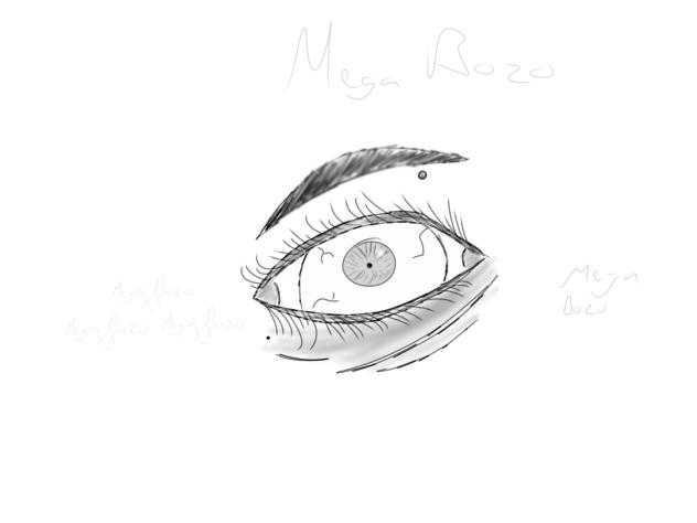 Stupid eye from my notebook sketches WIP