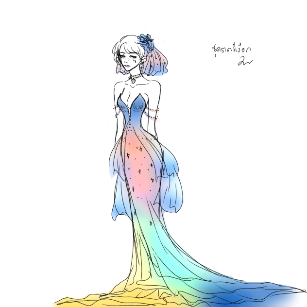 Mermaid prom - ibisPaint