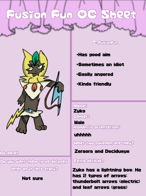Some random pokemon fusion idk