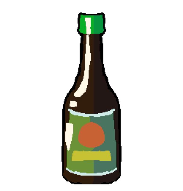 Pixel soy sauce