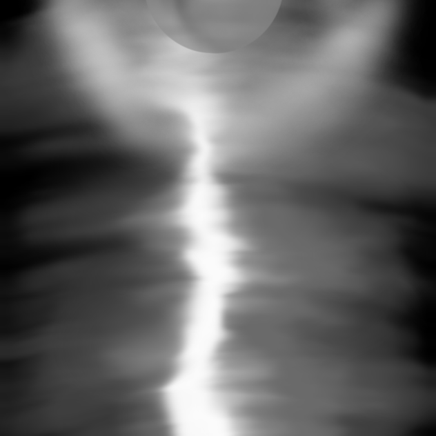 alone moon reflection - ibisPaint