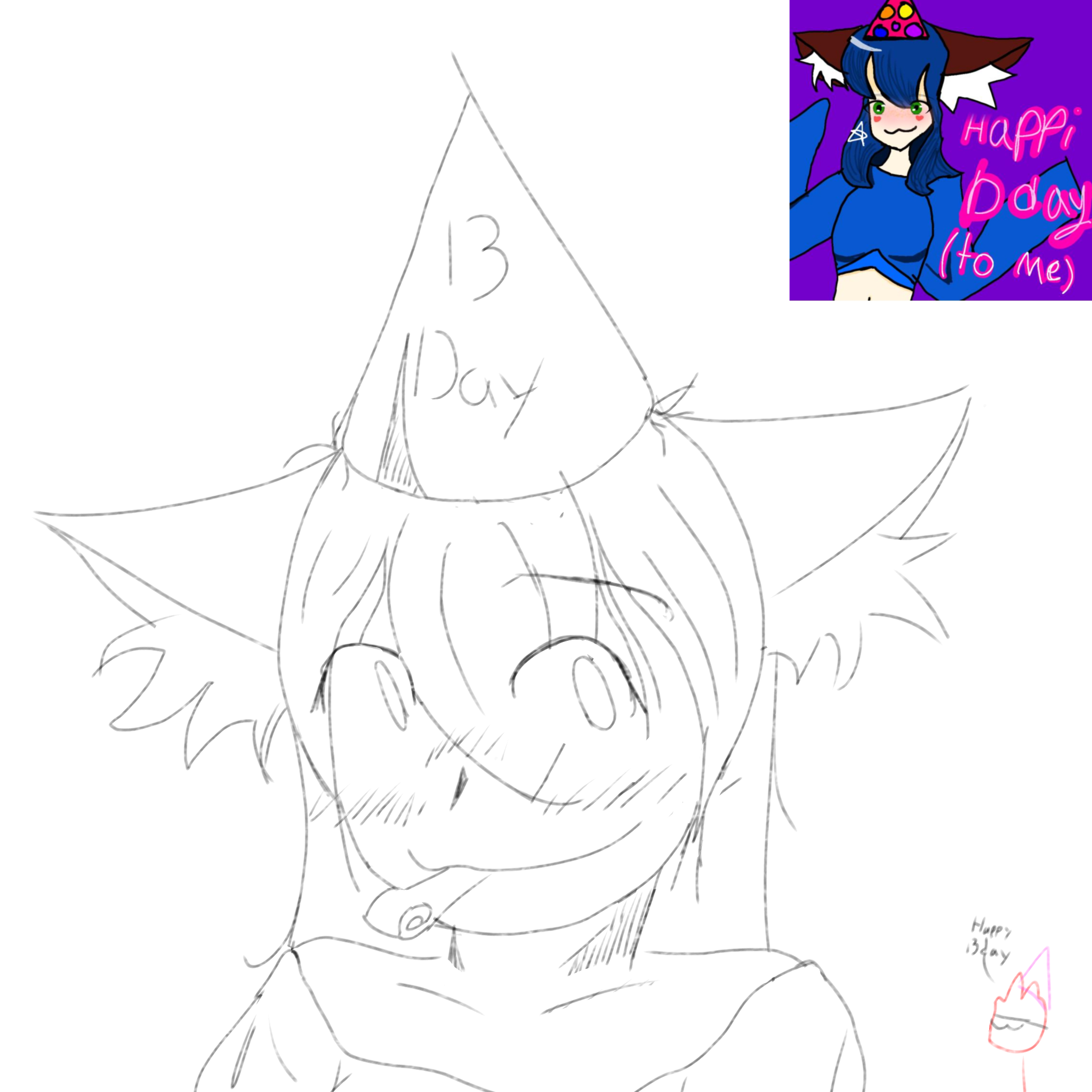 Bday sketch - ibisPaint