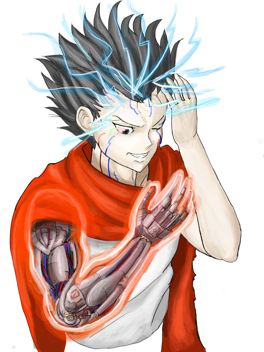 AKIRA 大友克洋 パズル完成品 鉄雄｜完成品】AKIRA ネオ東京 1000