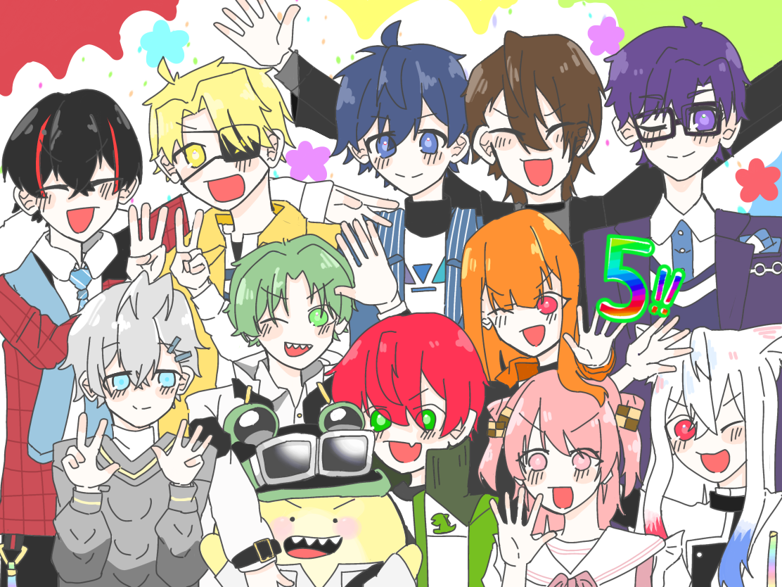 祝🎉カラフルピーチ5周年‼︎〜2025〜 - ibisPaint