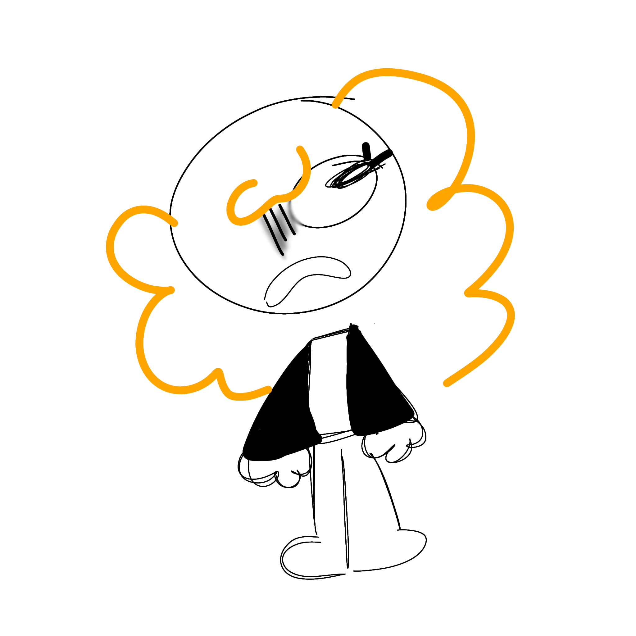 contestó, no ay contesto - ibisPaint