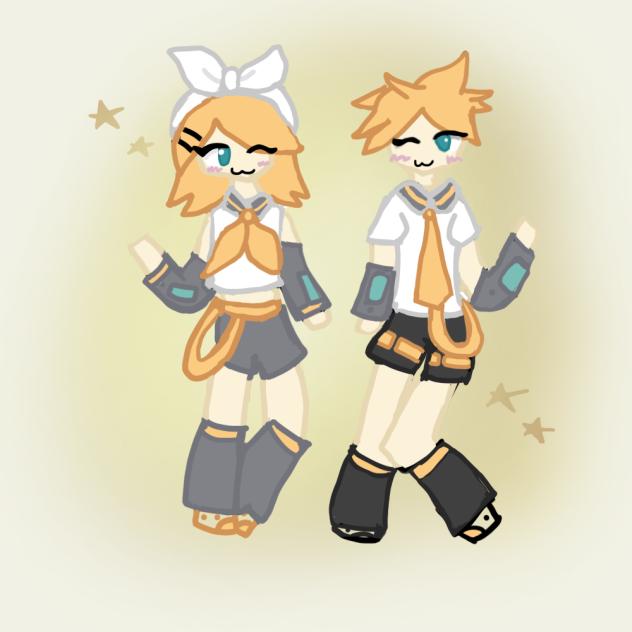 Kagamine rin and Len