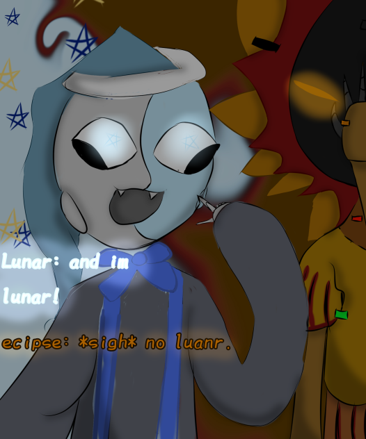 eclipse trying to make lunar evil