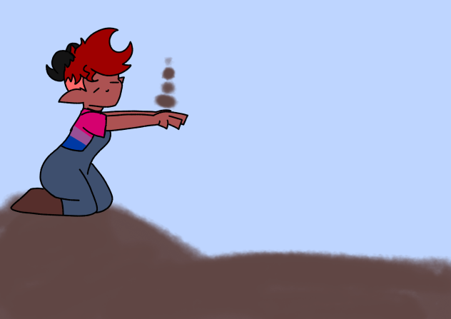 Dare  throw dirt