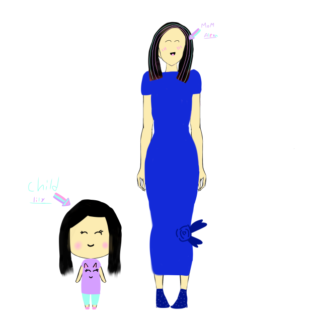 🎉 The mom and  kid at the party 🎉