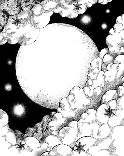 夜空🌕💫のペン画
