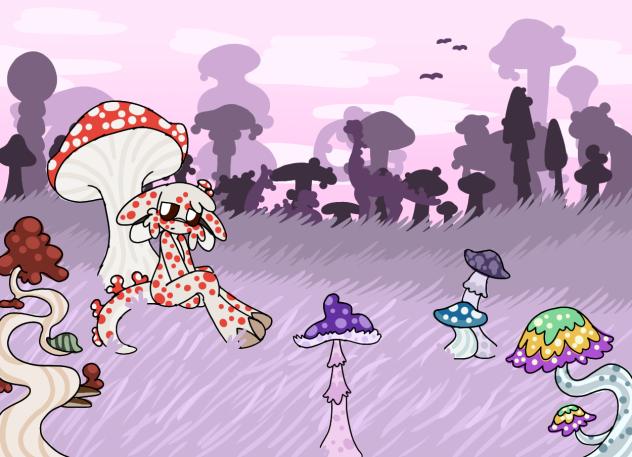 Really Small, Really Shroomy Drawing