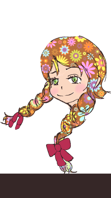 お下げ髪