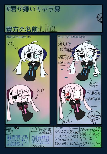 君が嫌いキャラ募