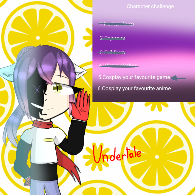 Character challenges-day five