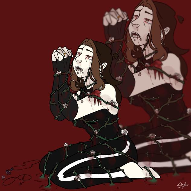Painful roses