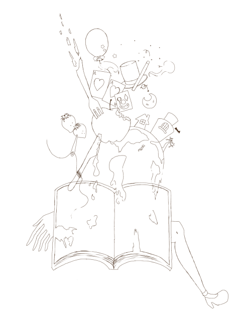 ファンタジー☆線画塗ってください