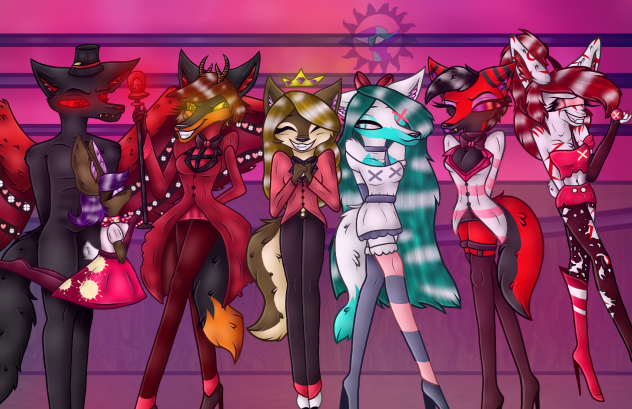 My Characters In Hazbin Hotel