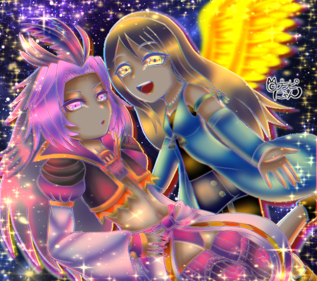 【FF9・FF8】クジャ&リノア【ブラピにゃん】