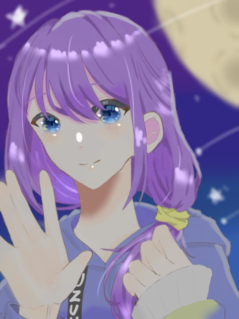 リク絵　卯月小夜ちゃん