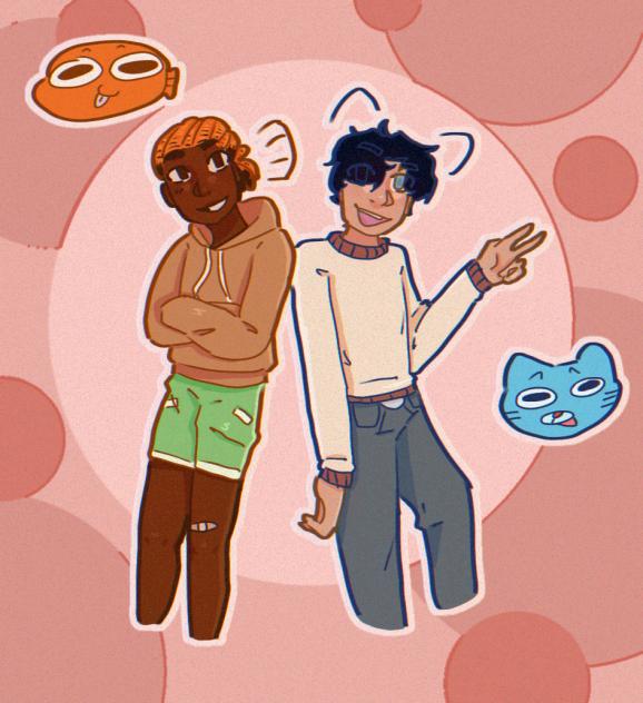 gumball and darwin!