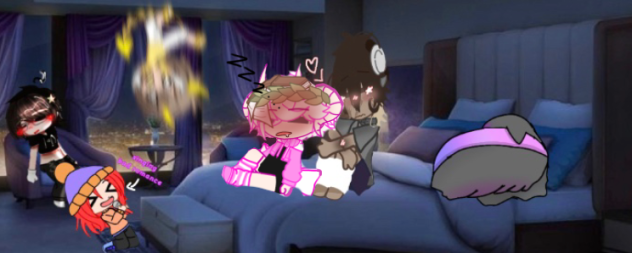 Gacha sleepover collab 👍