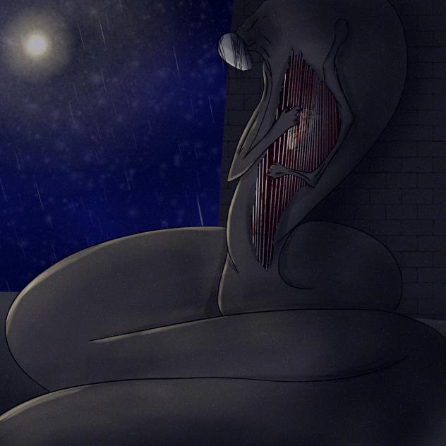 The starving harpist.