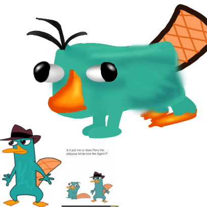 perry the platypus but dumb