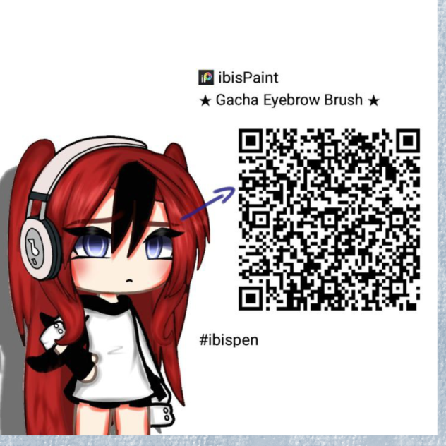 gacha eyebrow brush ibisPaint