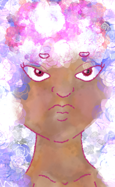 flower hair