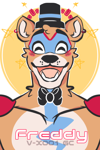 Happy Freddy sticker