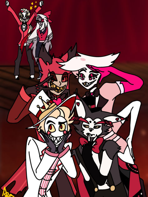 Group photo « Hazbin Hotel gang »