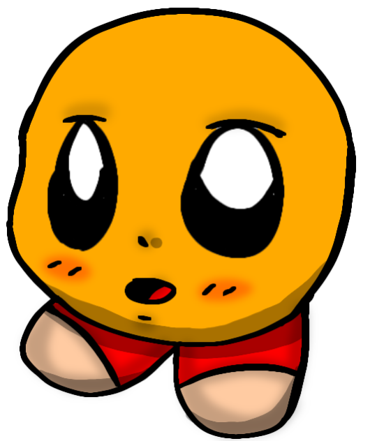 cute kirby looking creature