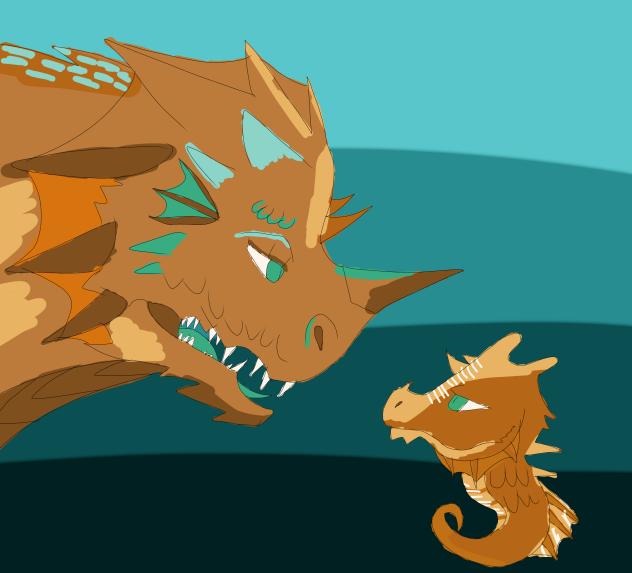 The dragon and the seahorse