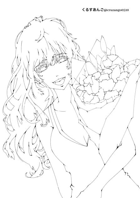 線画(塗り絵)①