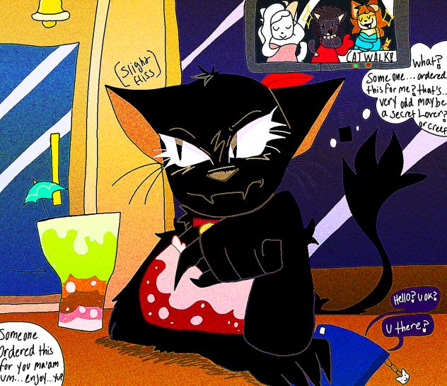 🌙Lera’s night out on the town!!!!🐈‍⬛