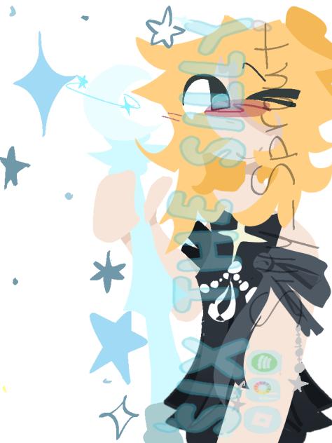 jst wanted to draw star in a dress☆
