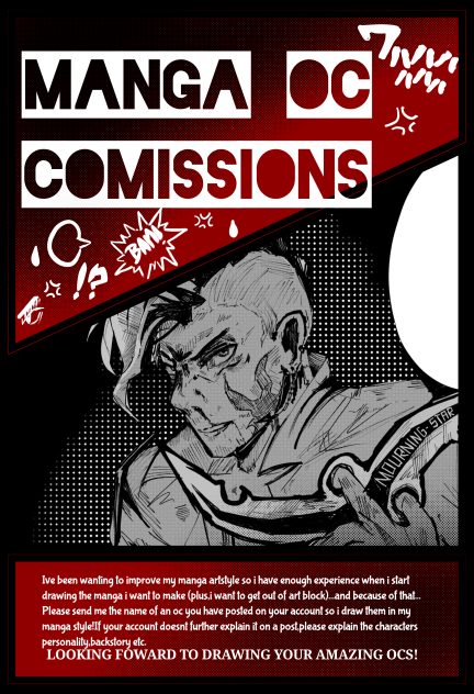 MANGA OC COMISSIONS OPEN!!!