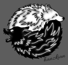 the yin yan wolf