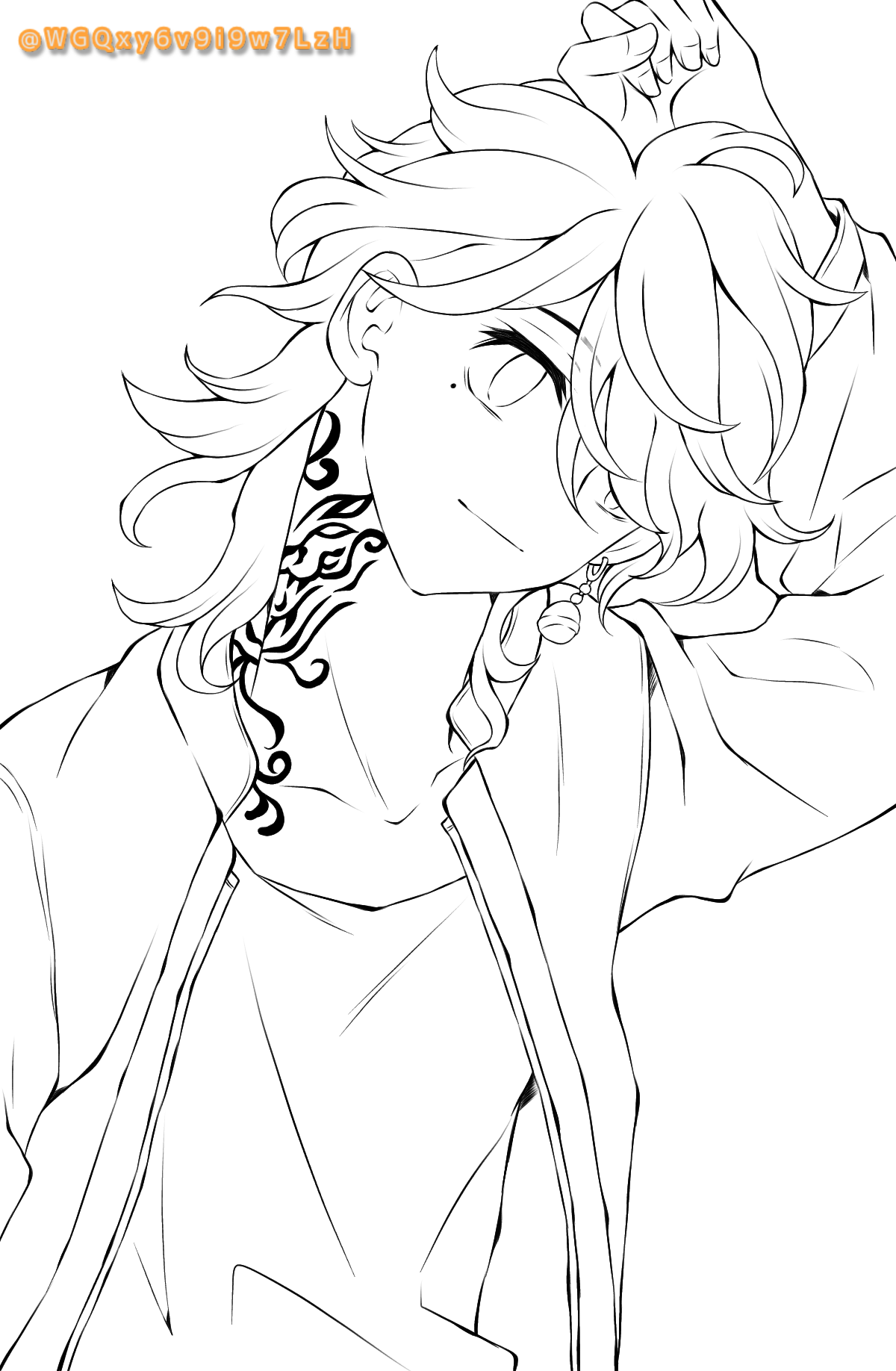 一虎 線画 - ibisPaint