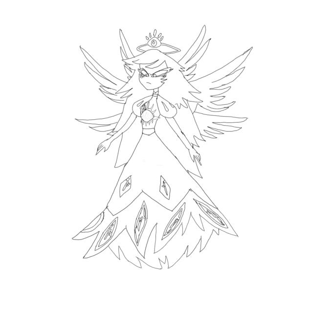 Angry emily coloring page