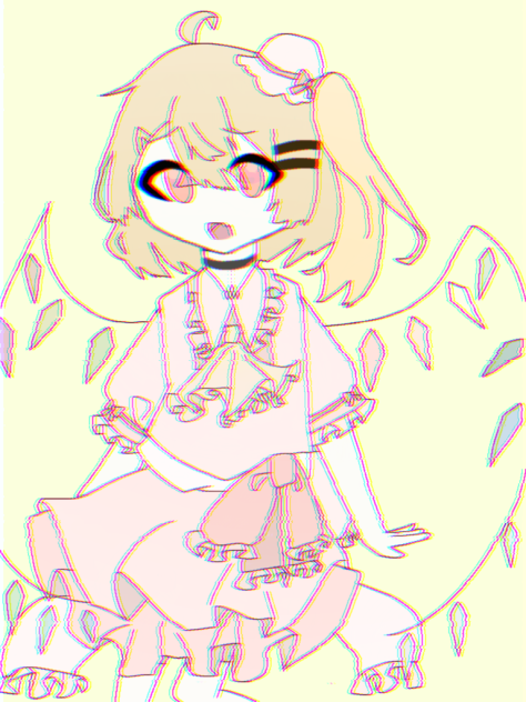 東方塗り絵①フランちゃん